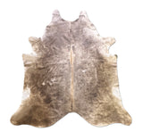 brown cowhide rug