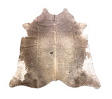 brown cowhide rug