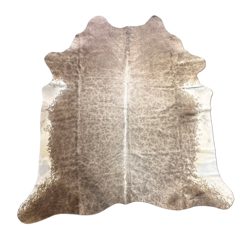 champagne cowhide rug