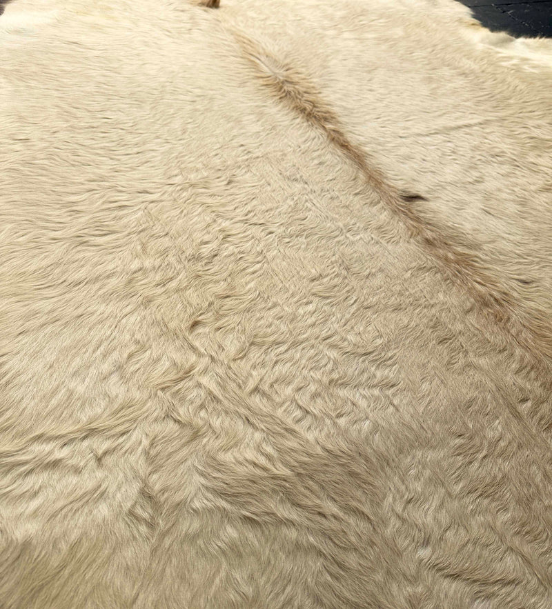 brown cowhide rug