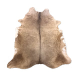 brown cowhide rug