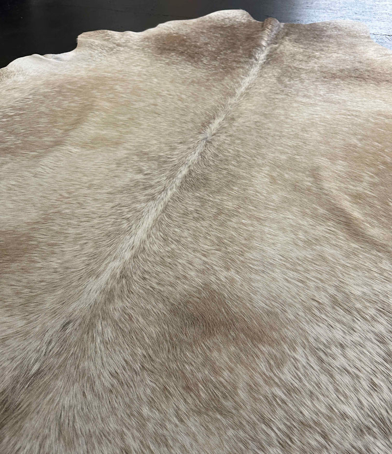 gray mix cowhide rug