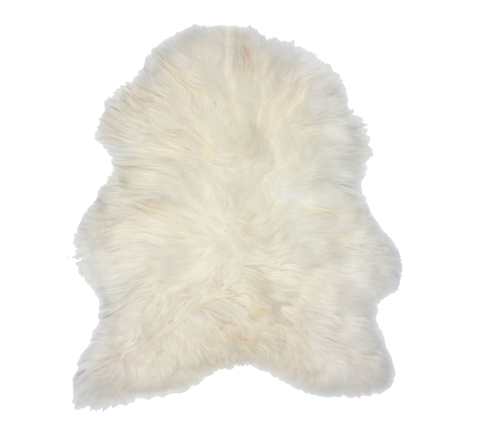 White hotsell Sheepskin Long Hair Rug