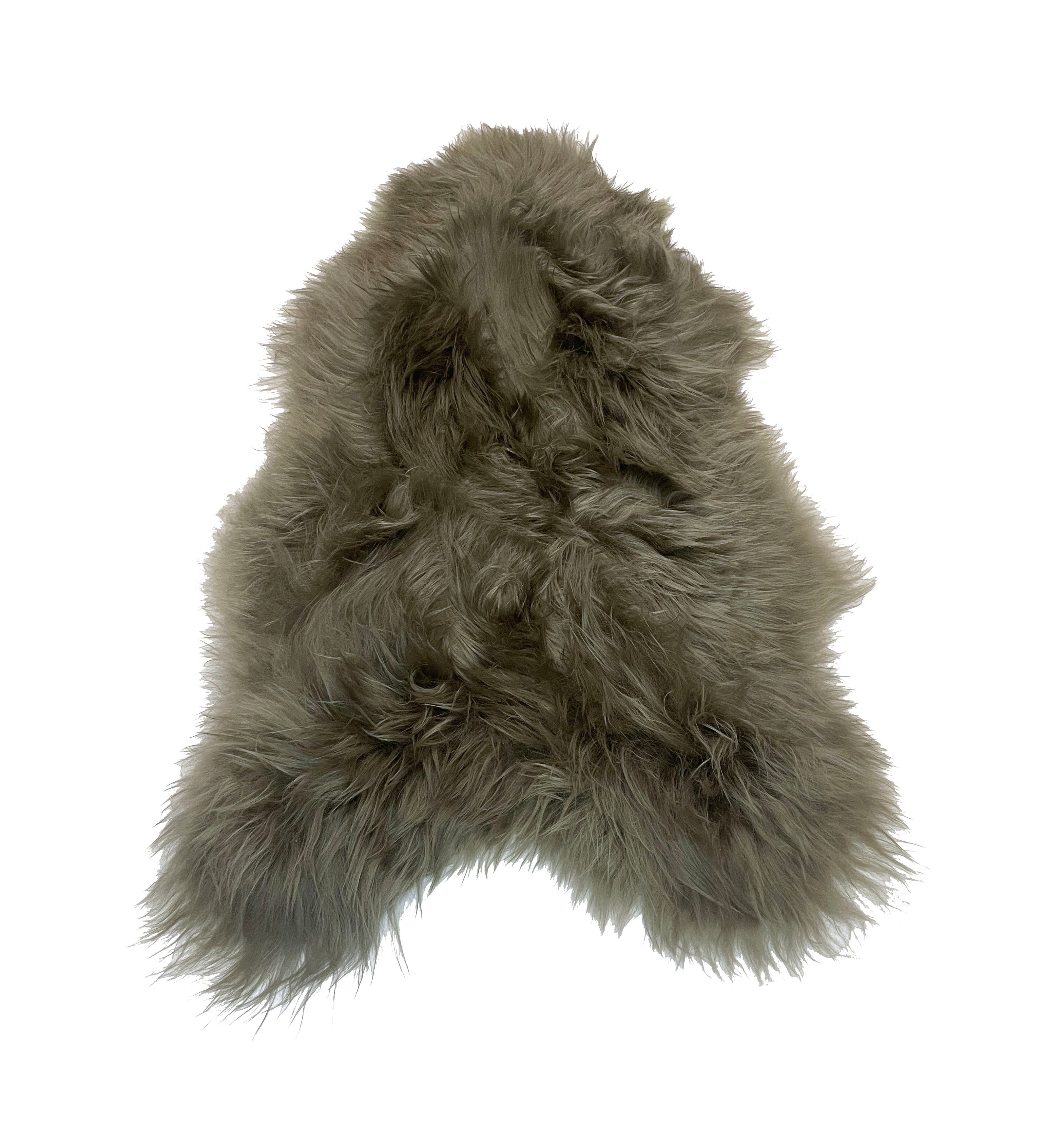 Icelandic Sheepskin Rug In Olive Green | XL Sheepskin Rug – Furug